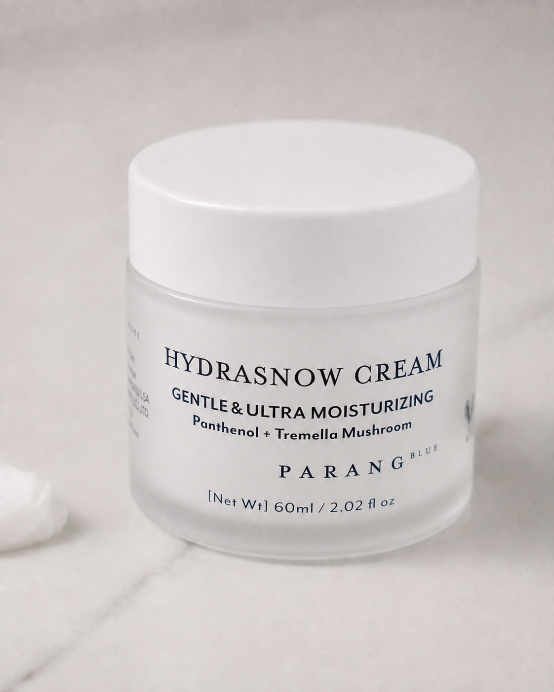 The Hydrasnow Cream label